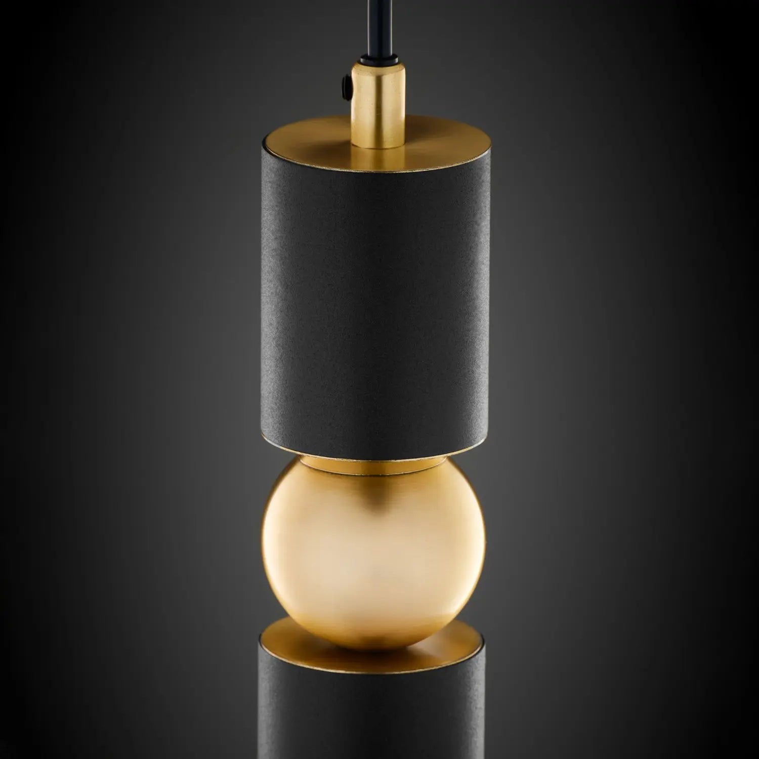 B-Ware Alas Hängeleuchte Pendelleuchte Schwarz Metall Abhängung 135 Cm Gu10 - 5905962020033