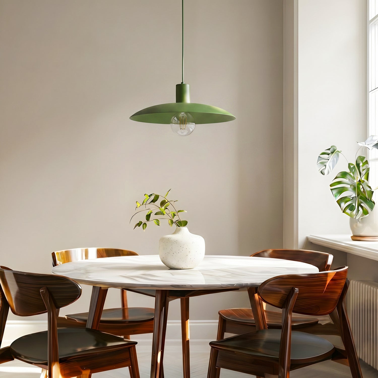 B-Ware Astra Hängeleuchte Pendelleuchte Grün Metall Kunststoff Wohnzimmer Esszimmer - 5906135107131