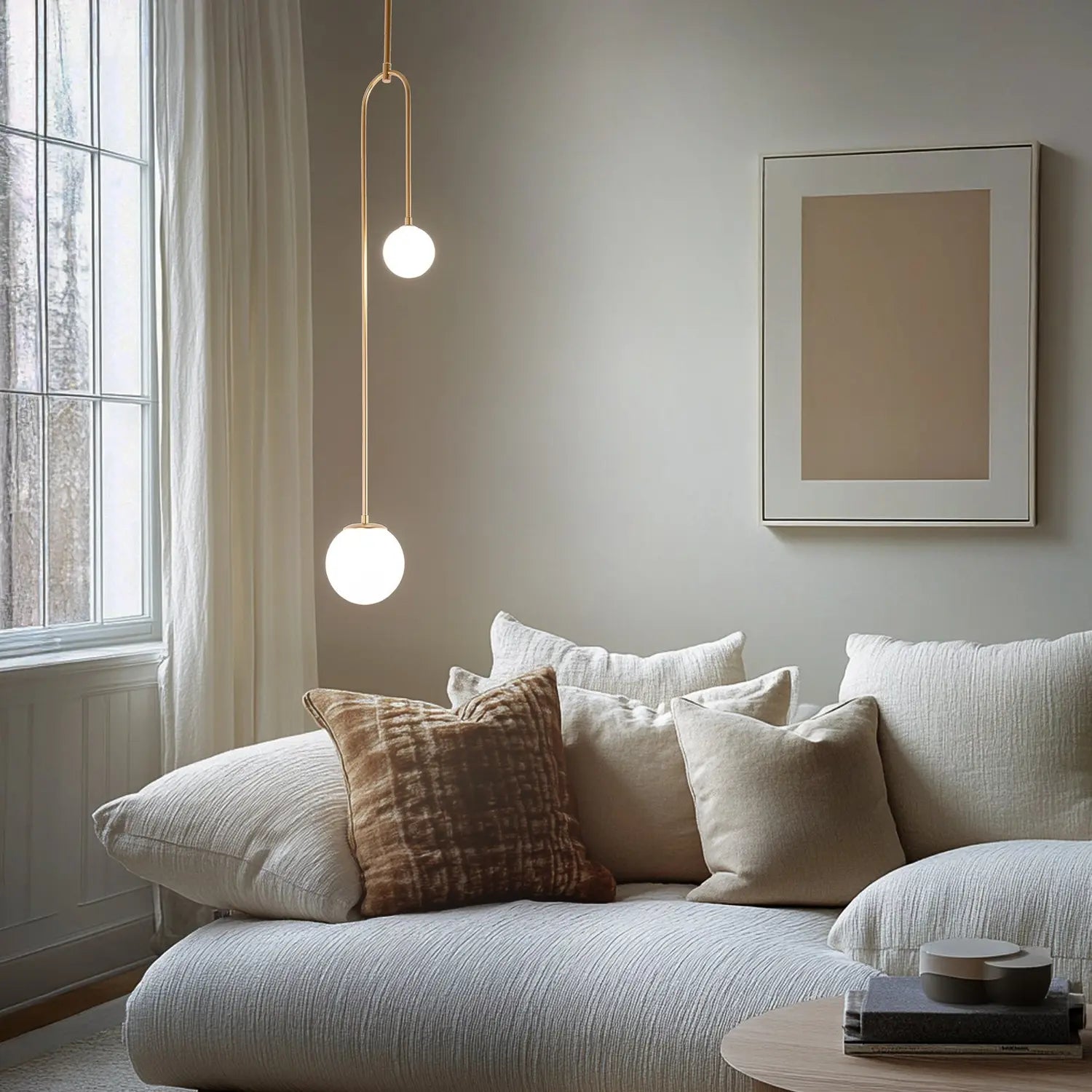 B-Ware Hängeleuchte Av 1897 2 Bsa 2 Glaskugeln Gold Pendelleuchte Lampe Led Siehe Text - 8698957177528