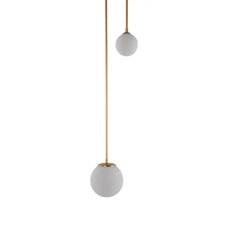 B-Ware Hängeleuchte Av 1897 2 Bsa 2 Glaskugeln Gold Hängelampe Pendelleuchte Lampe Led