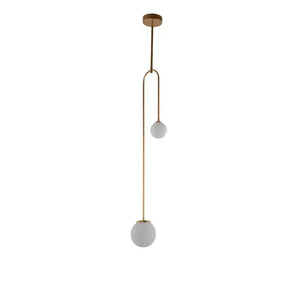 B-Ware Hängeleuchte Av 1897 2 Bsa 2 Glaskugeln Gold Hängelampe Pendelleuchte Lampe Led