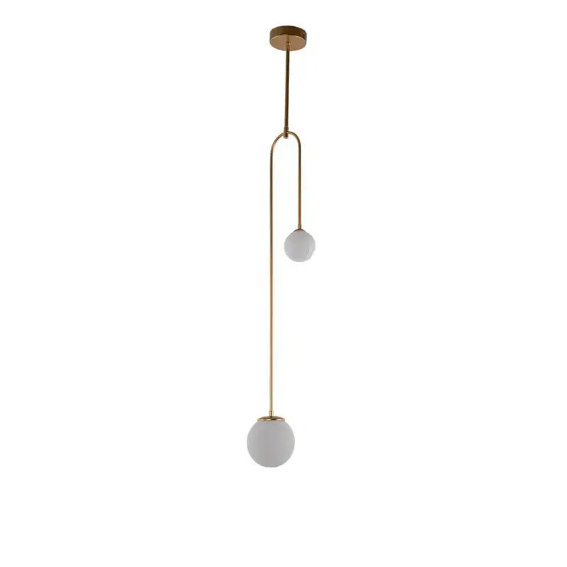 B-Ware Hängeleuchte Av 1897 2 Bsa 2 Glaskugeln Gold Hängelampe Pendelleuchte Lampe Led