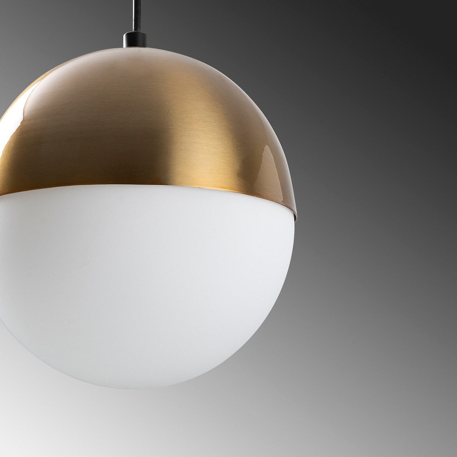 B-Ware Hängeleuchte Bastos 2101 Pendelleuchte Opalglas Gold Antik ø 20 Cm E27 Led Lampe - 8681875883985