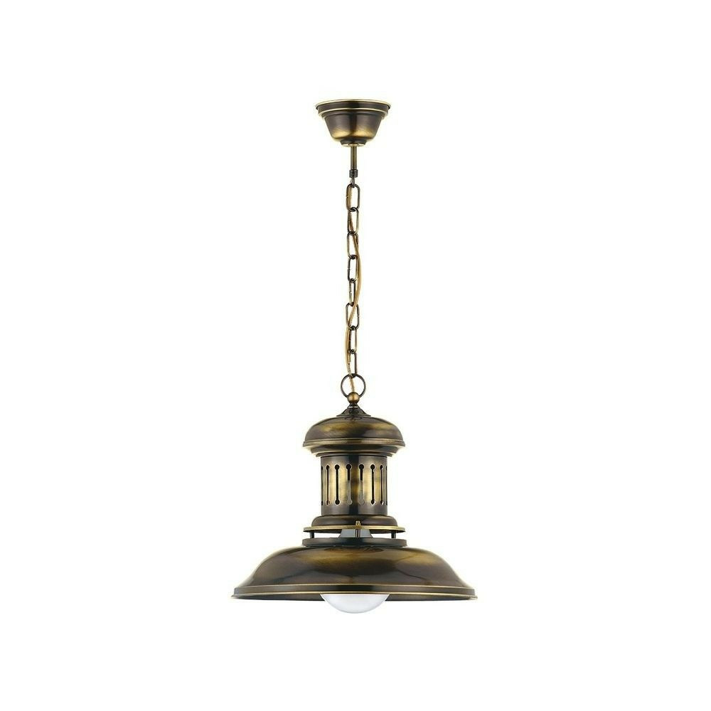 B-Ware Jupiter Hängeleuchte Hängeleuchte Leuchte Lampe Bell Einflammig Messing Antik Ip - 5905962004033