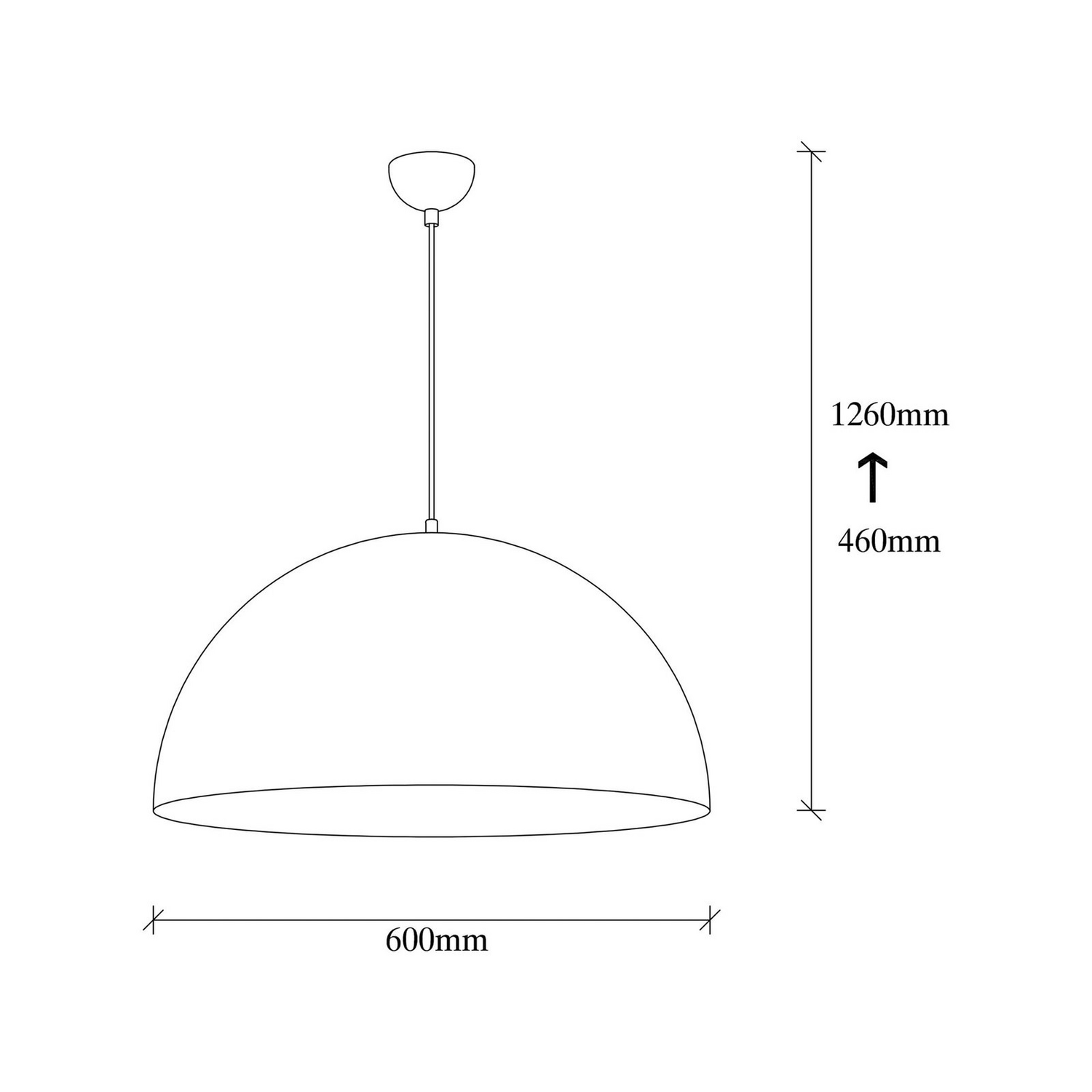 B-Ware Hängeleuchte Berceste 236 S ø60cm Weiß Gold Deckenlampe Deckenleuchte Lampe S449 - 8681875547054