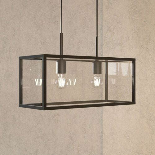 B-Ware Lampenwelt Hängeleuchte Beyza Hängeleuchte Lampe Leuchte 2 Flammig Laternenform - 4251096558449