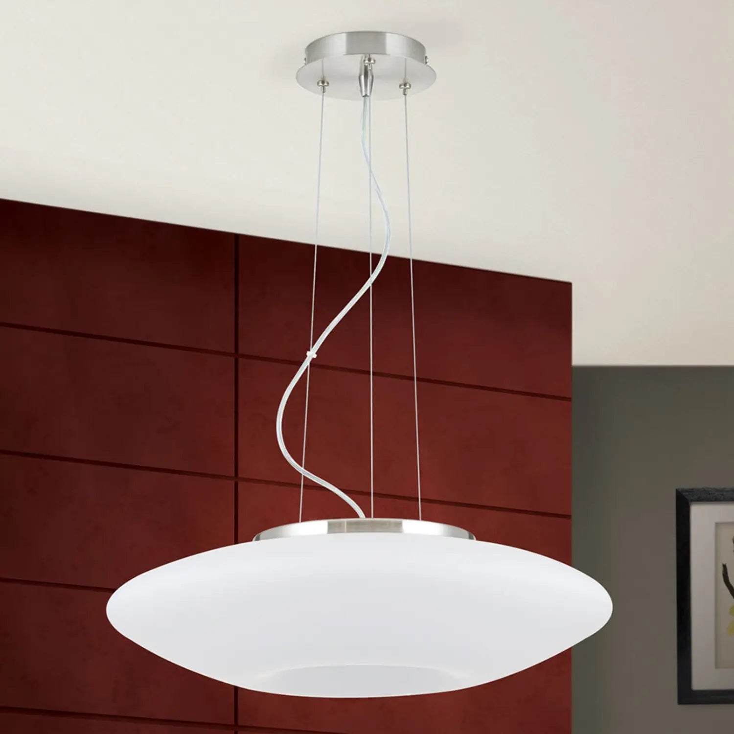B-Ware Hängeleuchte Blanc Pendellampe Deckenlampe Deckenleuchte Lampe Leuchte Opalw185 - 9003090229192