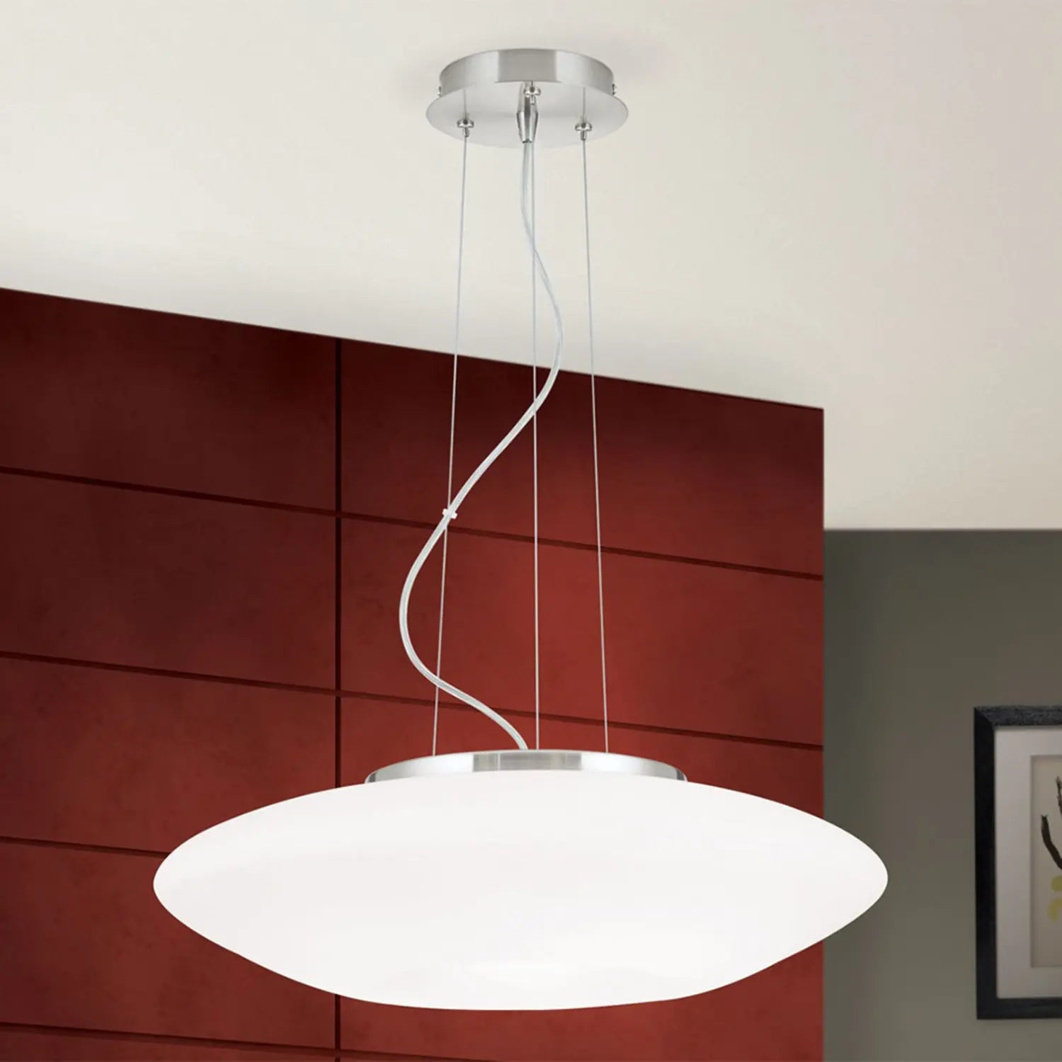 B-Ware Hängeleuchte Blanc Pendellampe Deckenlampe Deckenleuchte Lampe Leuchte Opalw185 - 9003090229192