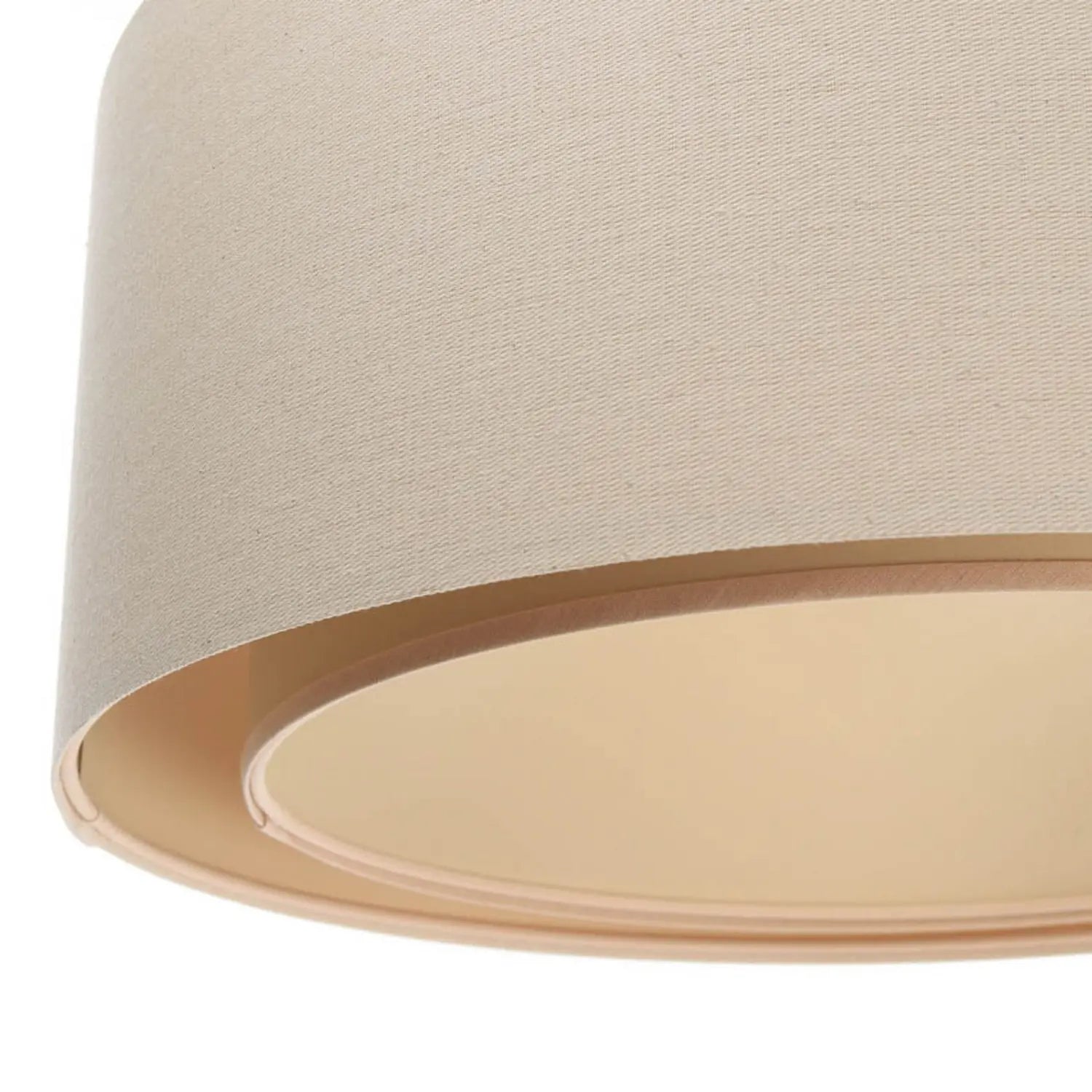 B-Ware Maco Design Hängeleuchte Pendelleuchte Boho Creme Beige Leinen Jute ø50cm H2386 - 5906742015140