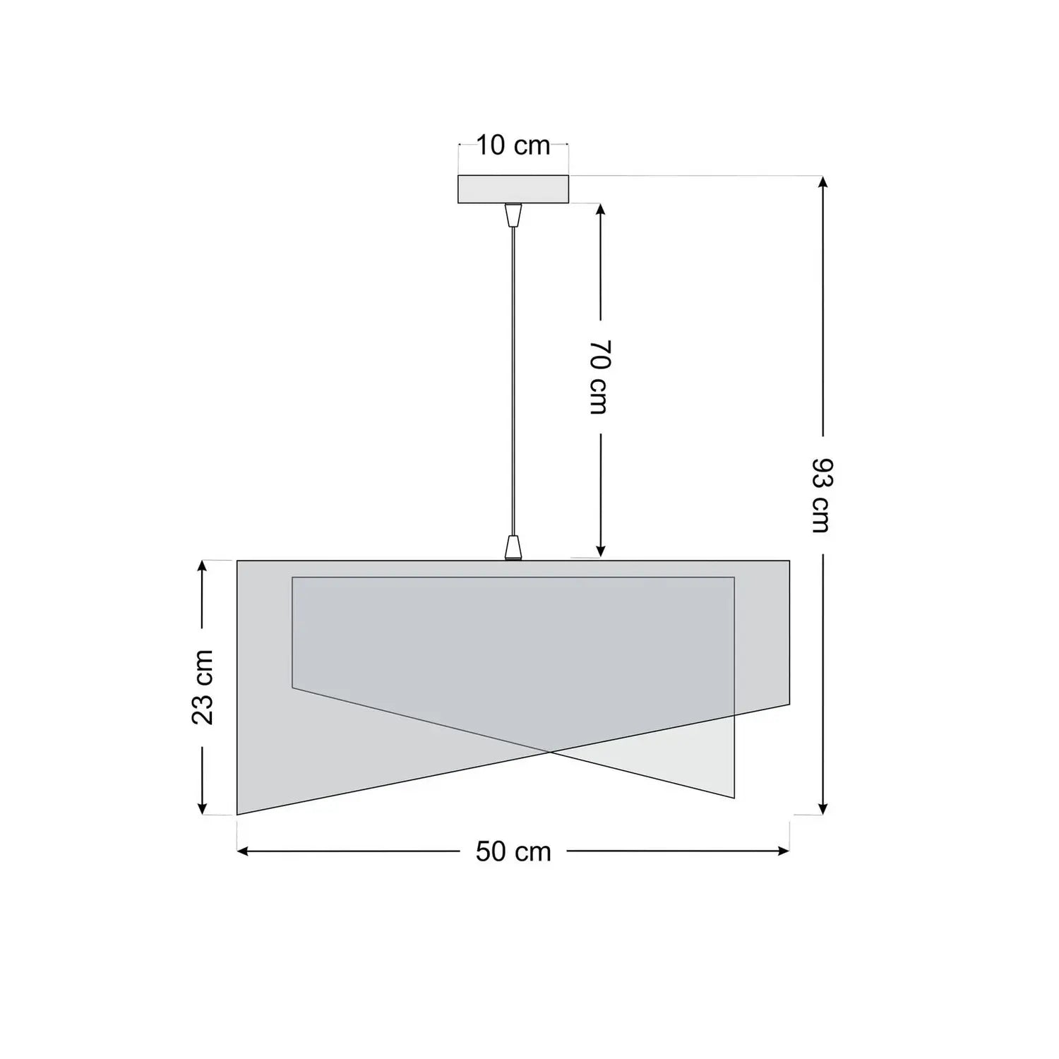 B-Ware Maco Design Hängeleuchte Pendelleuchte Boho Lampe Creme Beige Leinen ø50cm H23cm - 5906742015195