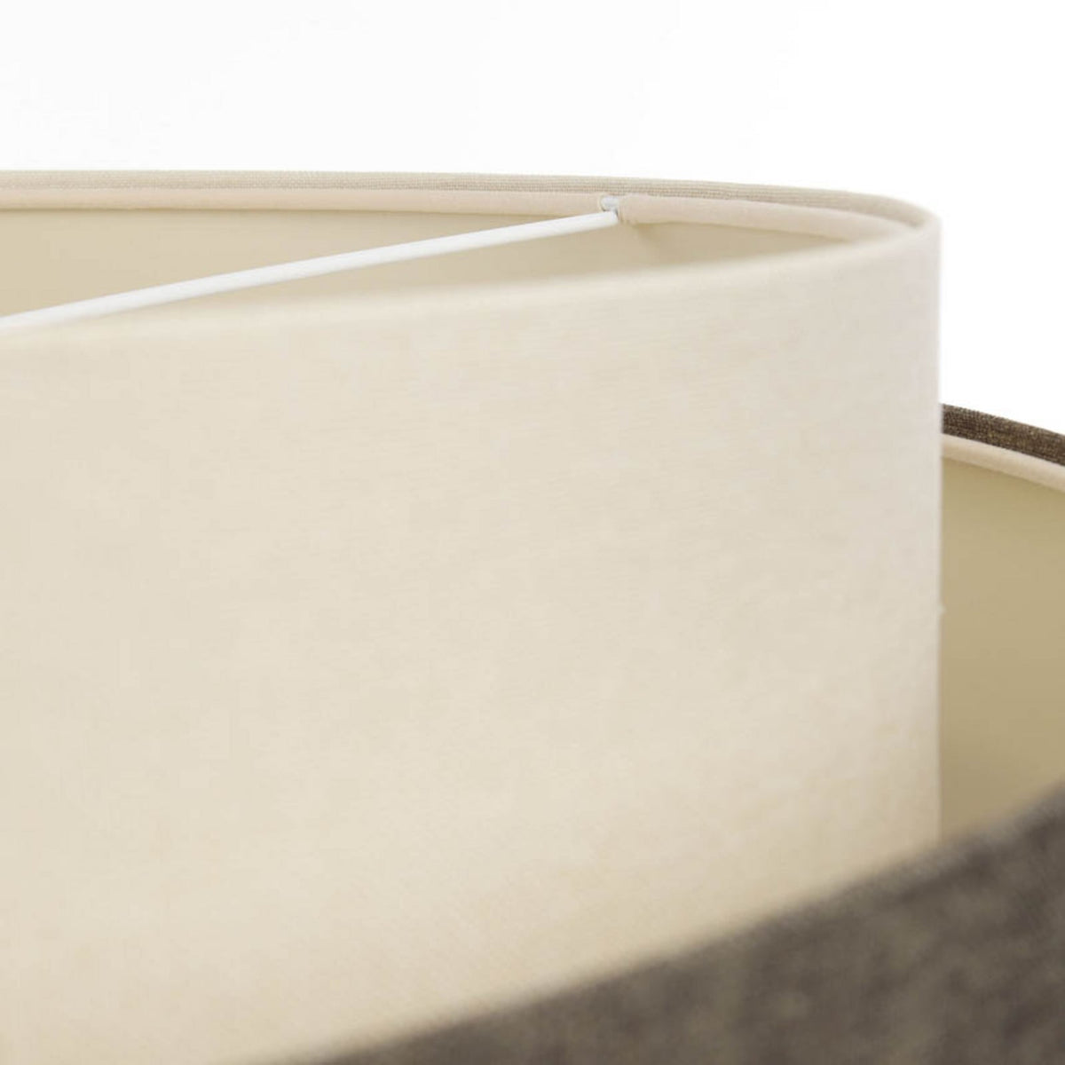 Hängeleuchte Pendelleuchte Boho Elegant Textil Braun Beige Creme Ø 60 cm E27 LED - 5906742030877