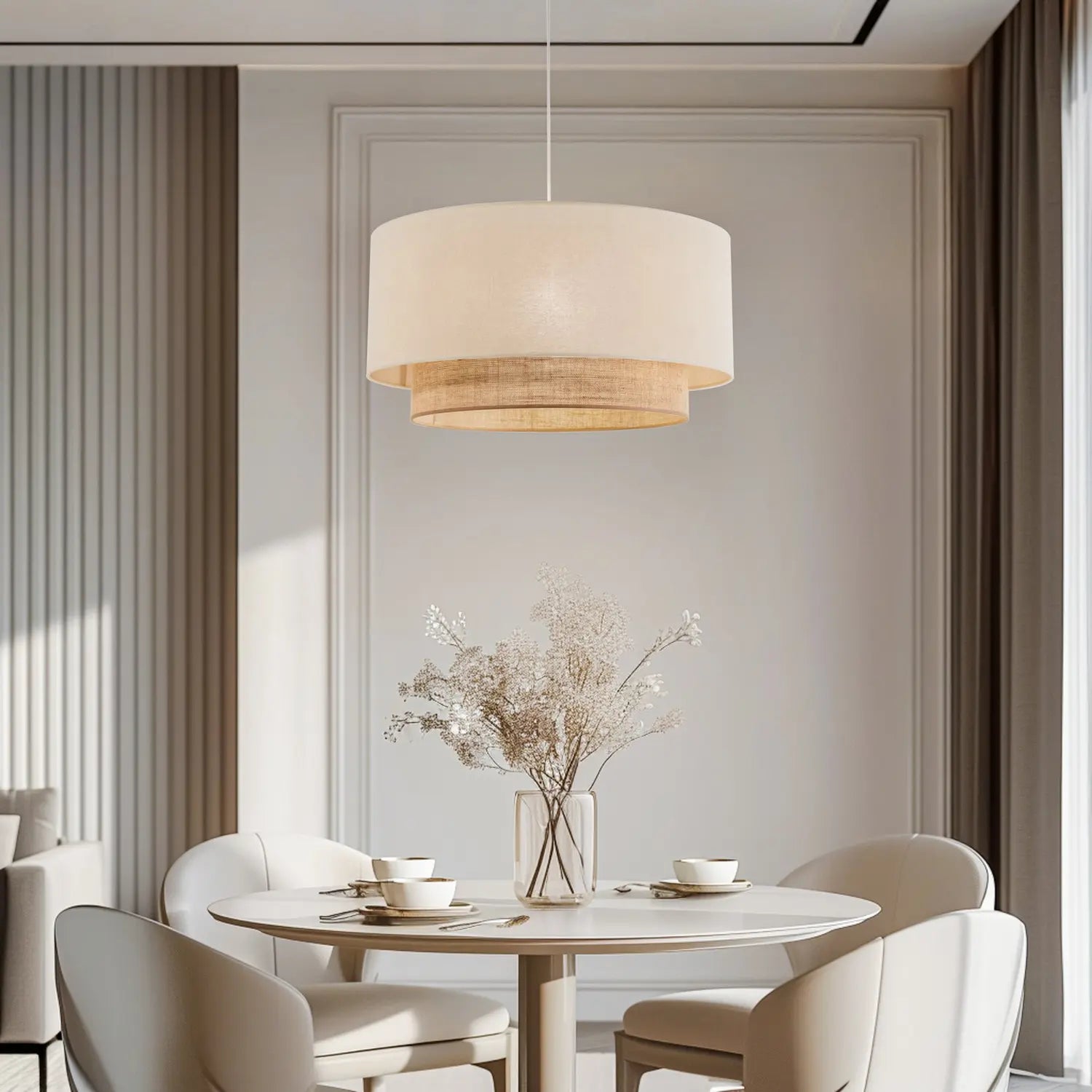 B-Ware Hängeleuchte Boho Hängelampe Pendelleuchte Deckenleuchte ø60cm Siehe Text/F332 - 5903689189637