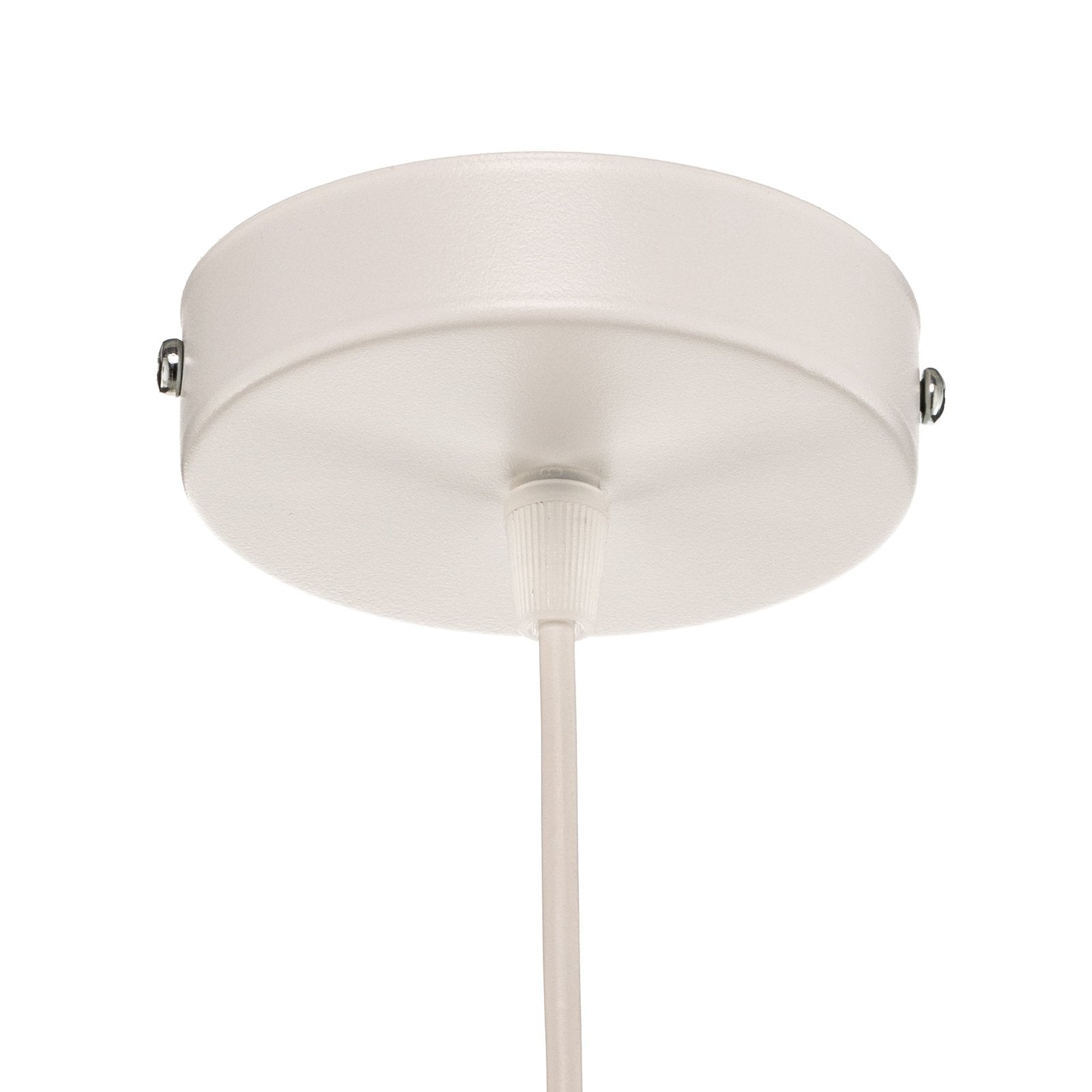 Duolla Hängeleuchte Pendelleuchte Lampe Webmuster beige Textil Kunststoff E27 - 5903689180627