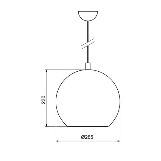 B-Ware Aluminor Hängeleuchte Bulle Hängeleuchte Lampe Leuchte Ip20 E27 1 X 12 W Schwarz - 3131130359144