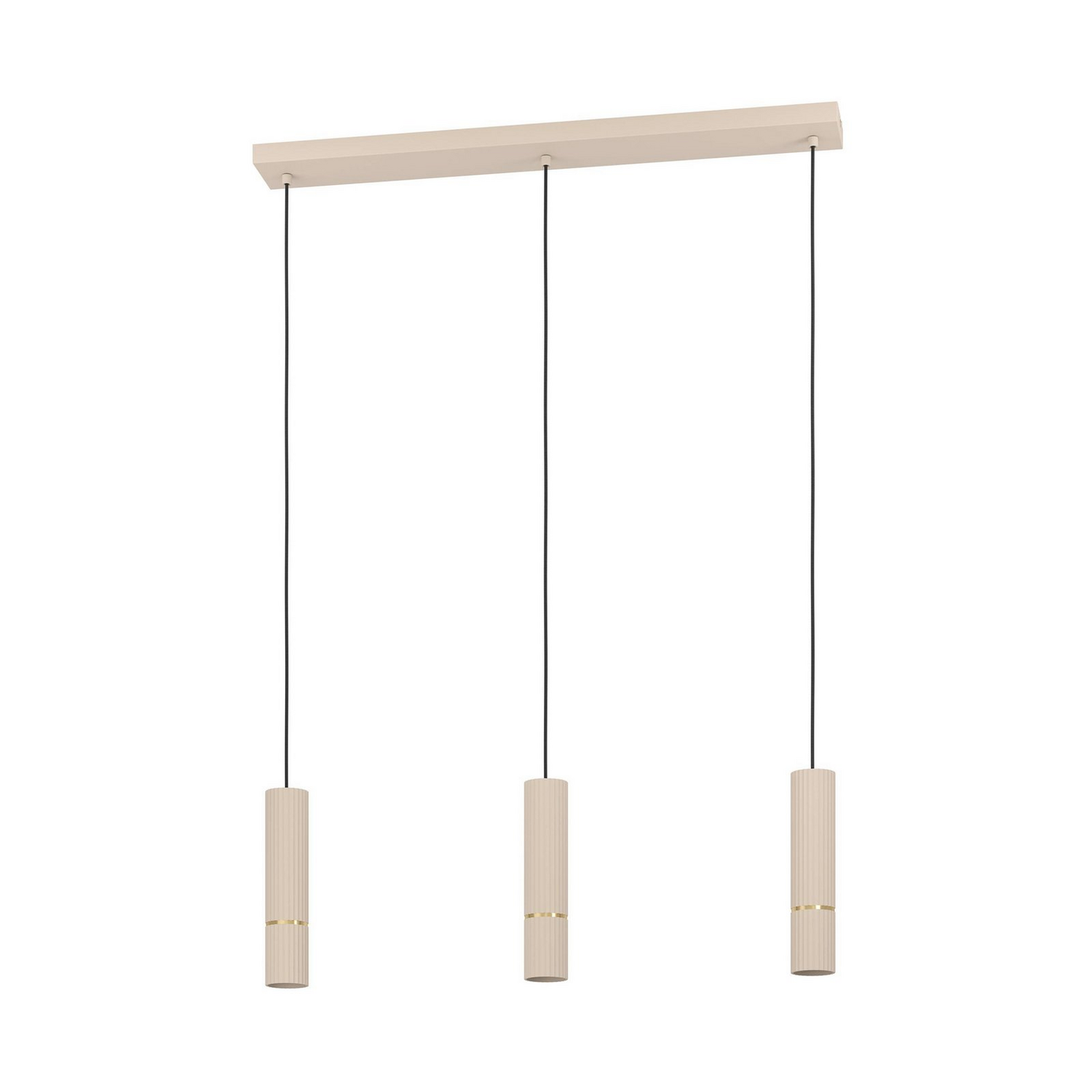 B-Ware Hängeleuchte Caminia Pendelleuchte Lampe Sandfarben Länge 77 Cm Stahl 3flg894 - 9008606312498