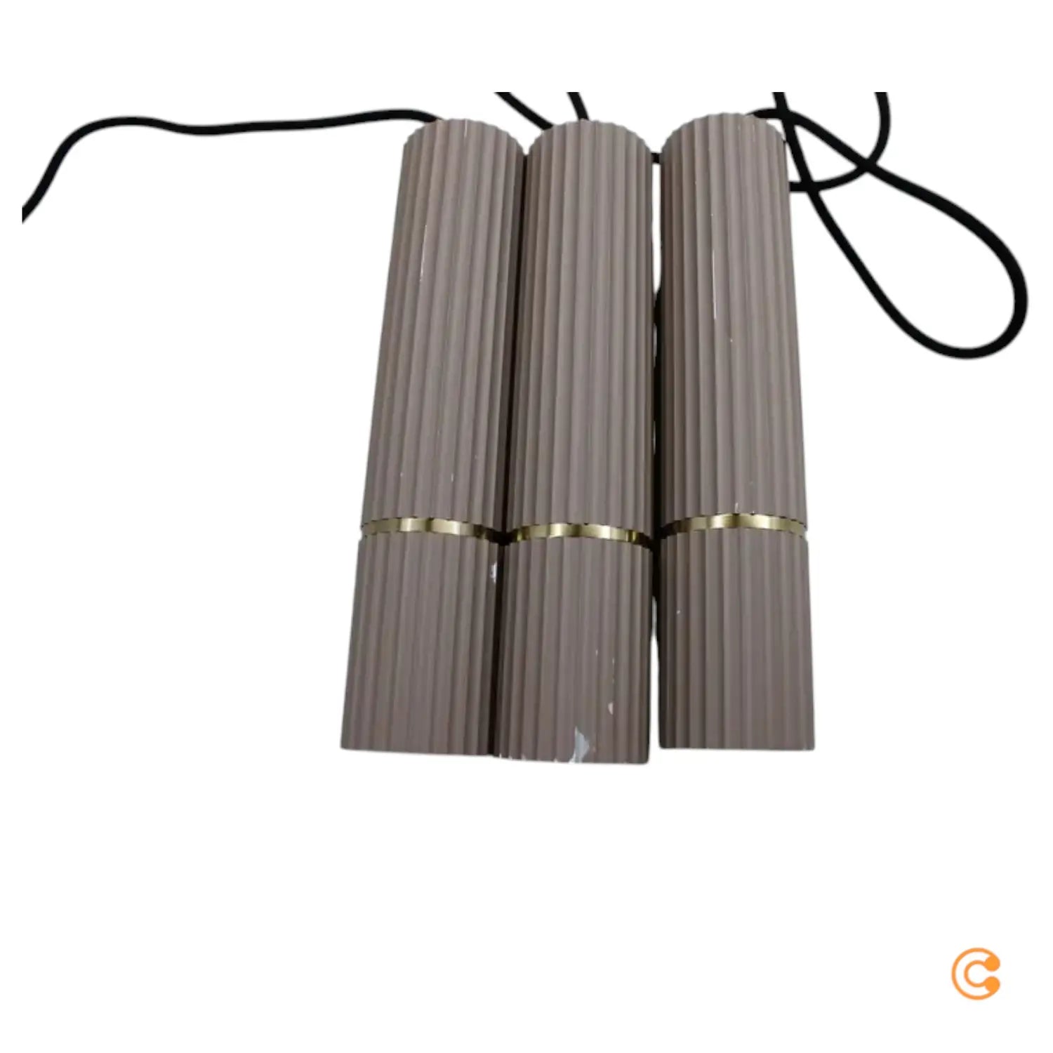 B-Ware Hängeleuchte Caminia Pendelleuchte Lampe Sandfarben Länge 77 Cm Siehe Text/Foto - 9008606312498