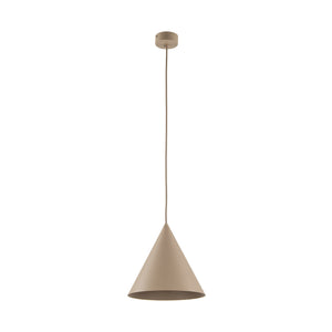 B-Ware Tk Lighting Hängeleuchte Pendelleuchte Cono Sand Stahl E27 Led Siehe Text/Foto