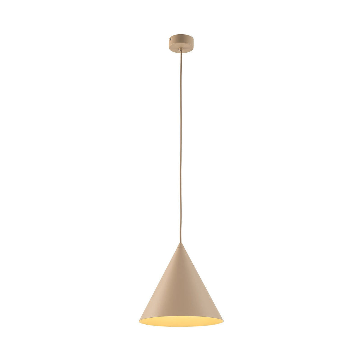 TK-Lighting Hängeleuchte Pendelleuchte Cono Sand Stahl E27 LED Ø 25 cm 1-flammig - 5906135106202