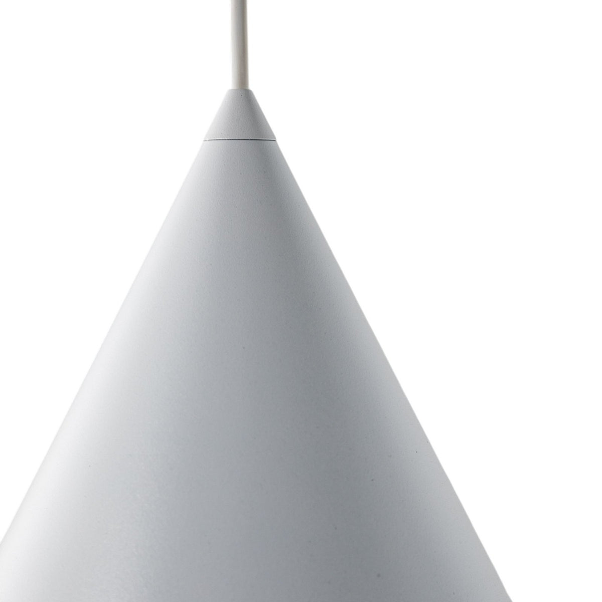 Hängeleuchte Cono Leuchte Lampe weiß Stahl Ø 19 cm einflammig - 5906135100071