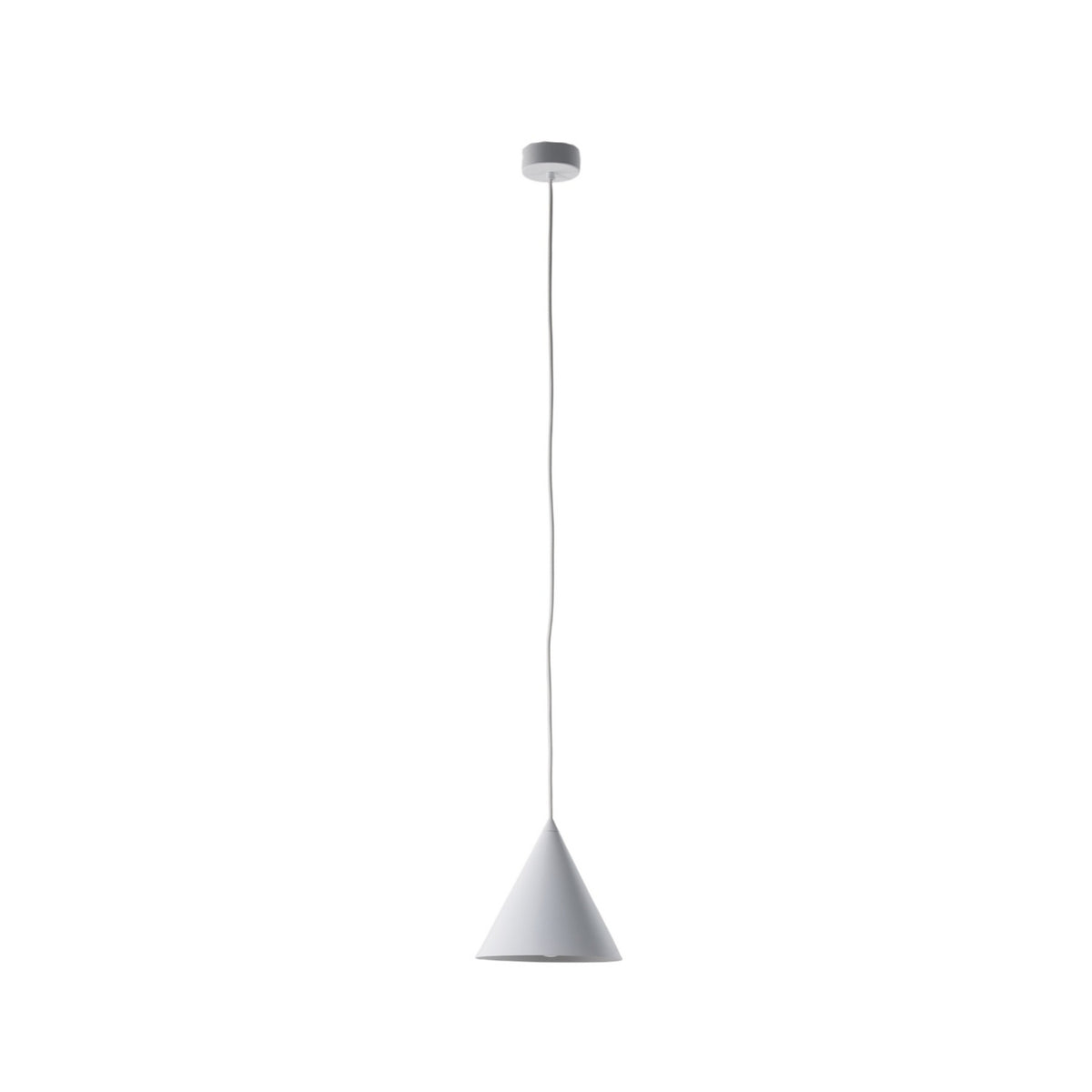 Hängeleuchte Cono Leuchte Lampe weiß Stahl Ø 19 cm einflammig - 5906135100071