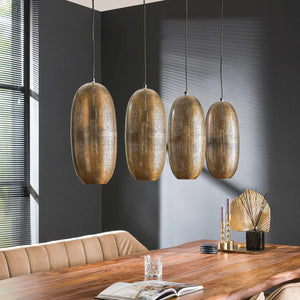 B-Ware Cosima Hängeleuchte Pendelleuchte Esszimmer Bronze Antik Linear Leuchte Lampe