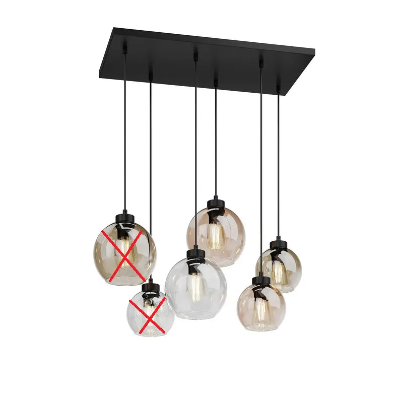 B-Ware Tk Lighting Cubus 2164 Hängeleuchte Deckenlampe Pendelleuchte Siehe Text/Foto190