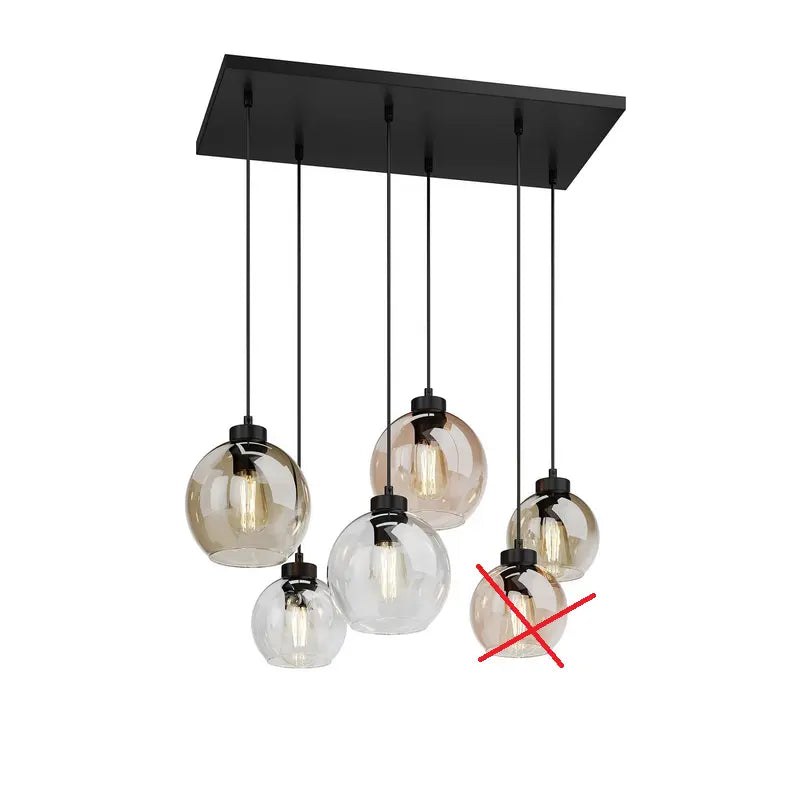 B-Ware Tk Lighting Cubus Hängeleuchte Pendel 6 Flammig E27 Led 74 Cm Siehe Text/Foto862 - 5901780521646