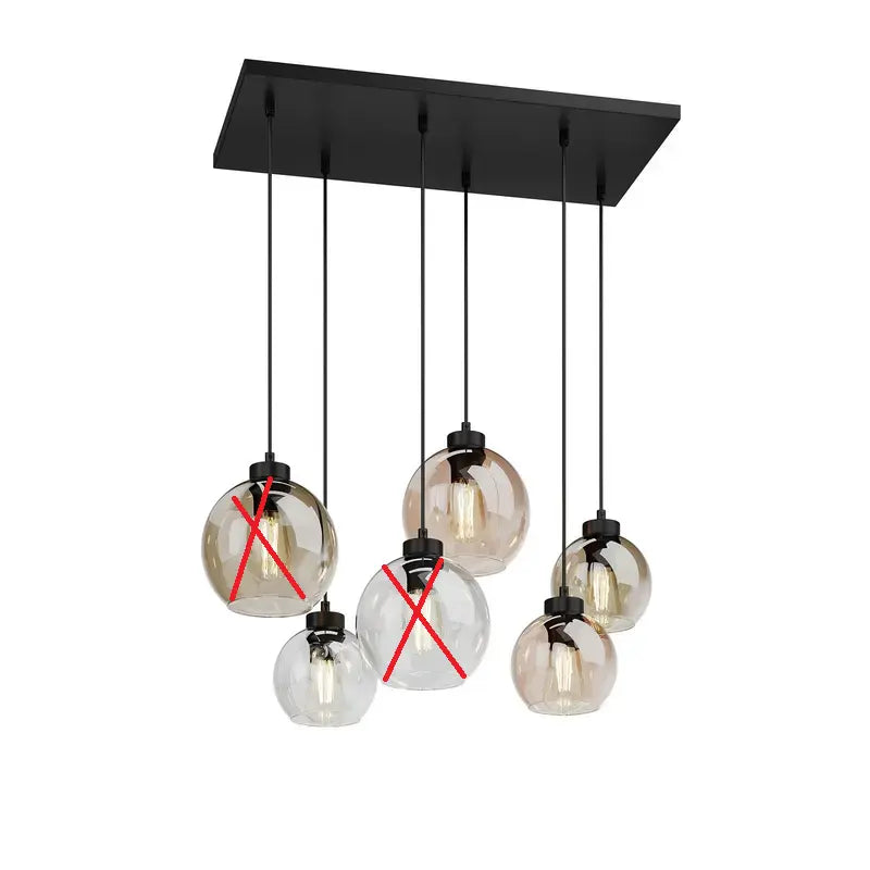 B-Ware Tk Lighting Cubus Hängeleuchte Pendelleuchte Lampe 6 Flammig Led Siehe Text/Foto - 5901780521646