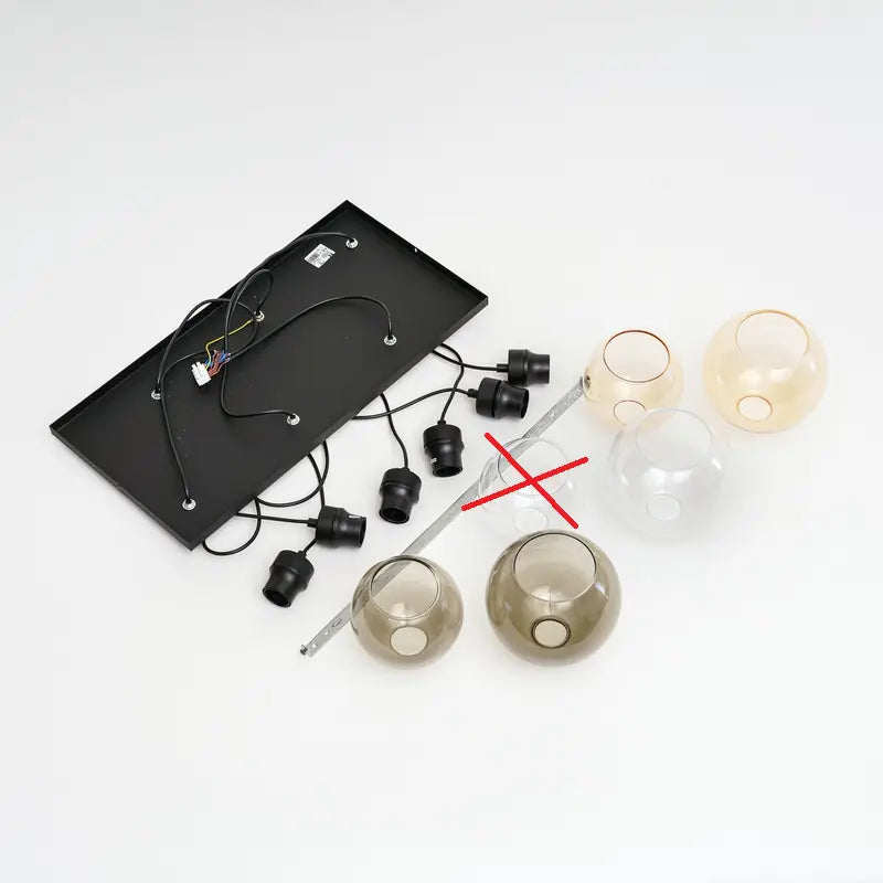 B-Ware Tk Lighting Cubus Hängeleuchte Pendelleuchte 6flg Led 74cm Glas Siehe Text/Foto - 5901780521646