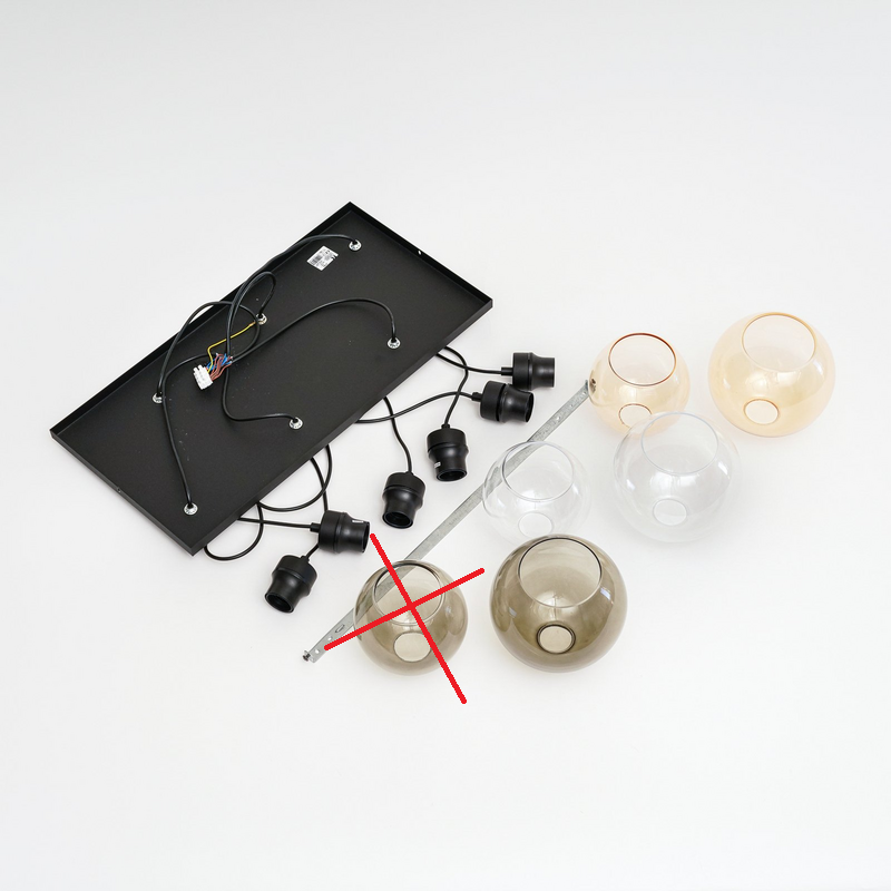 TK Lighting CUBUS Hängeleuchte Pendelleuchte Lampe 6-flammig SIEHE TEXT/FOTO - 5901780521646