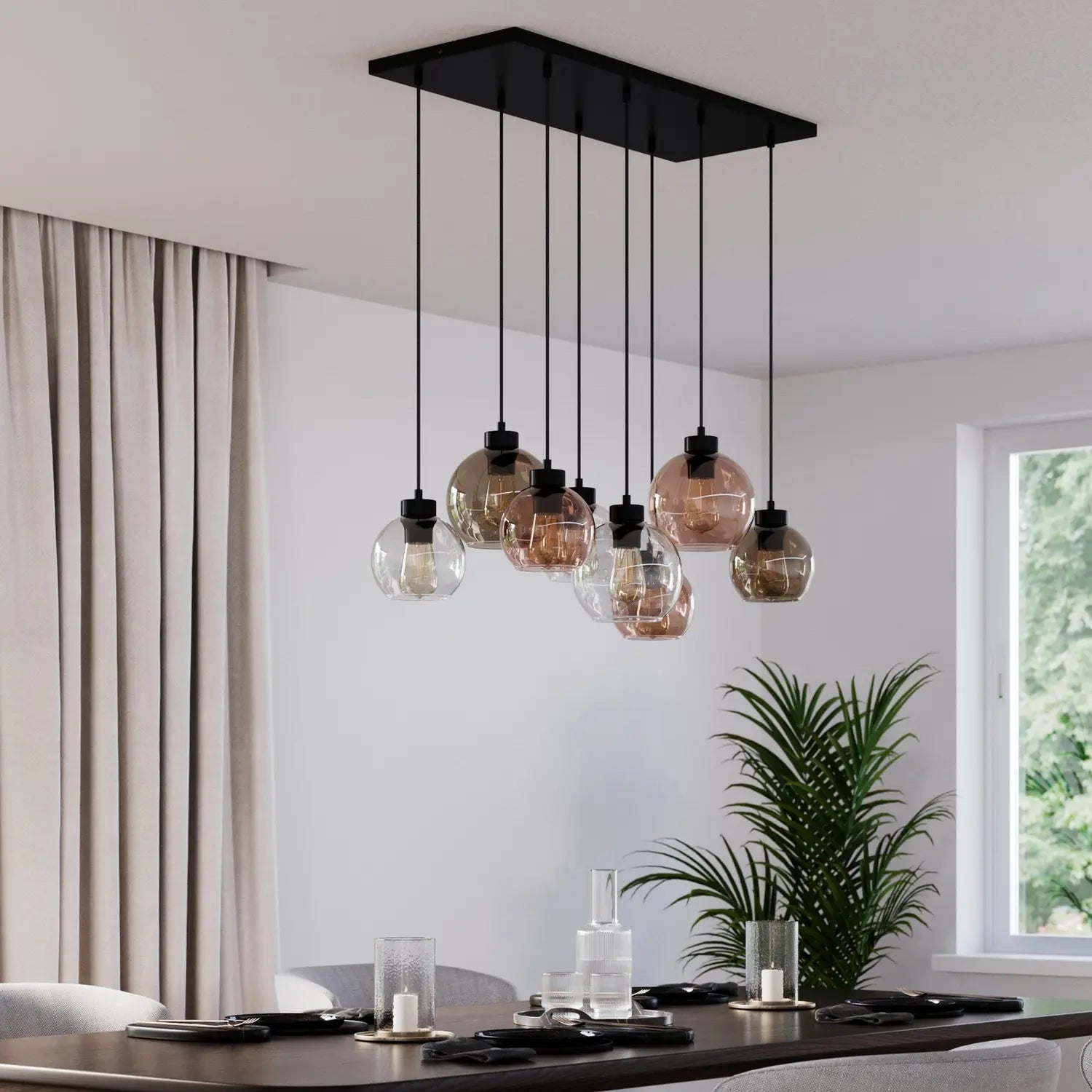 B-Ware Euluna Hängeleuchte Cubus Wohnzimmerleuchte Pendelleuchte 8 Flm E27 Siehe Text - 5901780528348