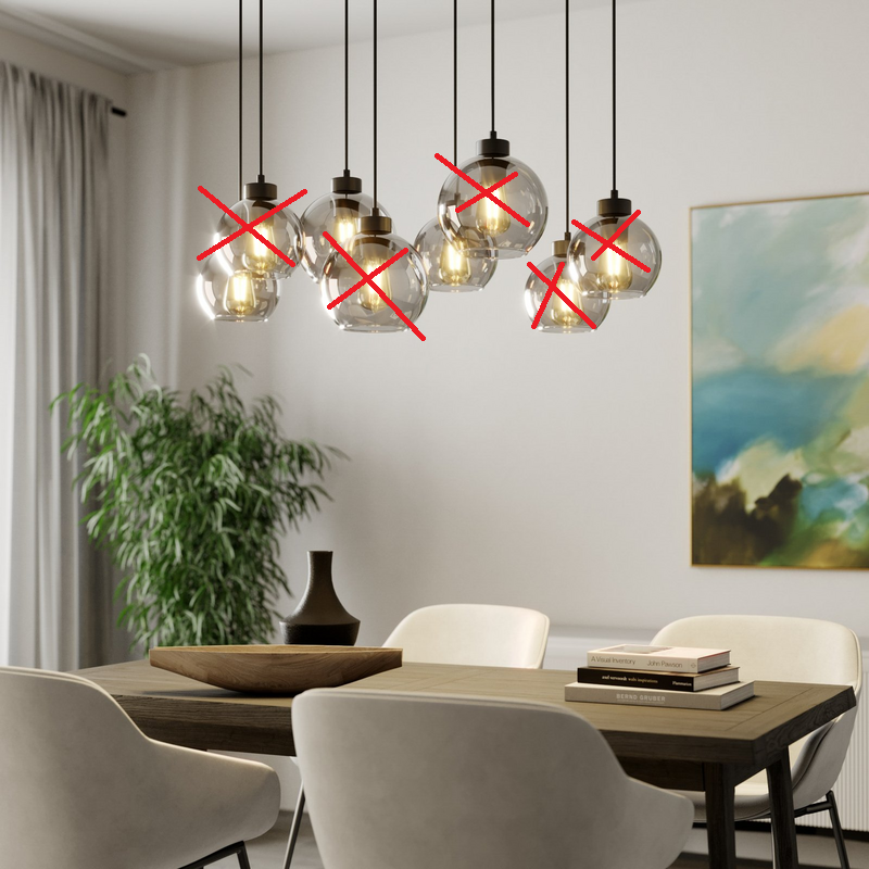 Euluna Hängeleuchte Cubus Hängeleuchte Pendelleuchte Lampe Siehe Text/Foto B-Ware