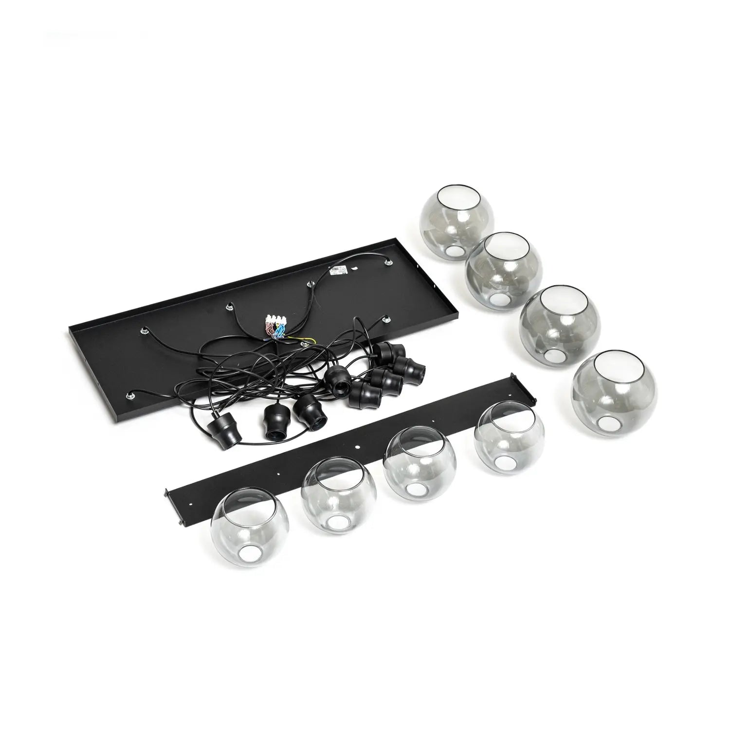 B-Ware Euluna Hängelampe Pendelleuchte Glas Rauchgrau Cubus Hängeleuchte Esszimmer 9914 - 5901780541132