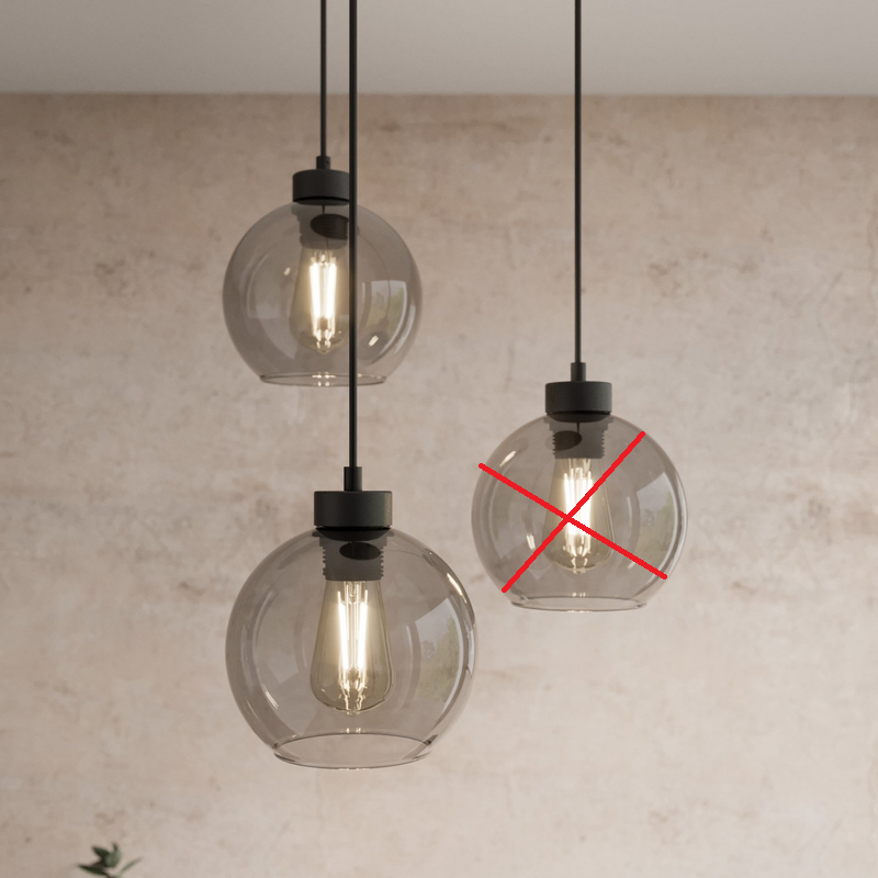 Euluna Hängeleuchte Cubus Deckenlampe Pendelleuchte E27 graphit SIEHE TEXT/F9 - 5901780528195