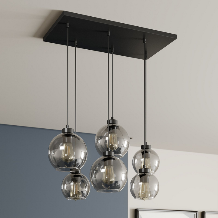Euluna Hängeleuchte Cubus Hängelampe Lampe Leuchte Sechsflammig E27 Siehe Text B-Ware - 5901780528331