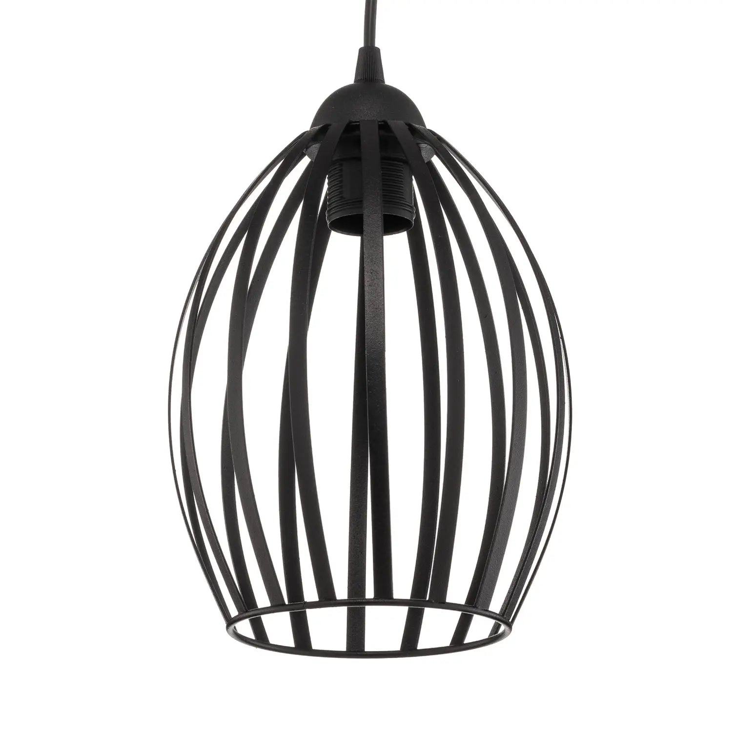 B-Ware Helam Dali Hängeleuchte Pendelleuchte Lampe Einflammig Schwarz Eisen E27 Leuc564 - 5902349225579