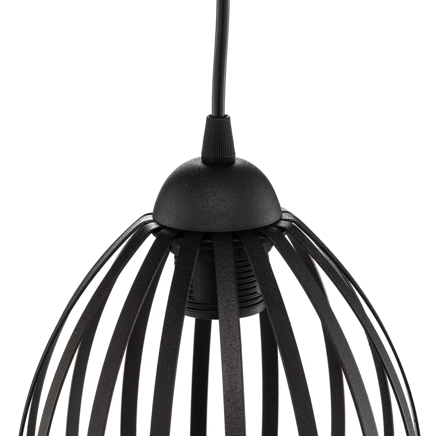B-Ware Helam Dali Hängeleuchte Pendelleuchte Lampe Einflammig Schwarz Eisen E27 Leuc564 - 5902349225579