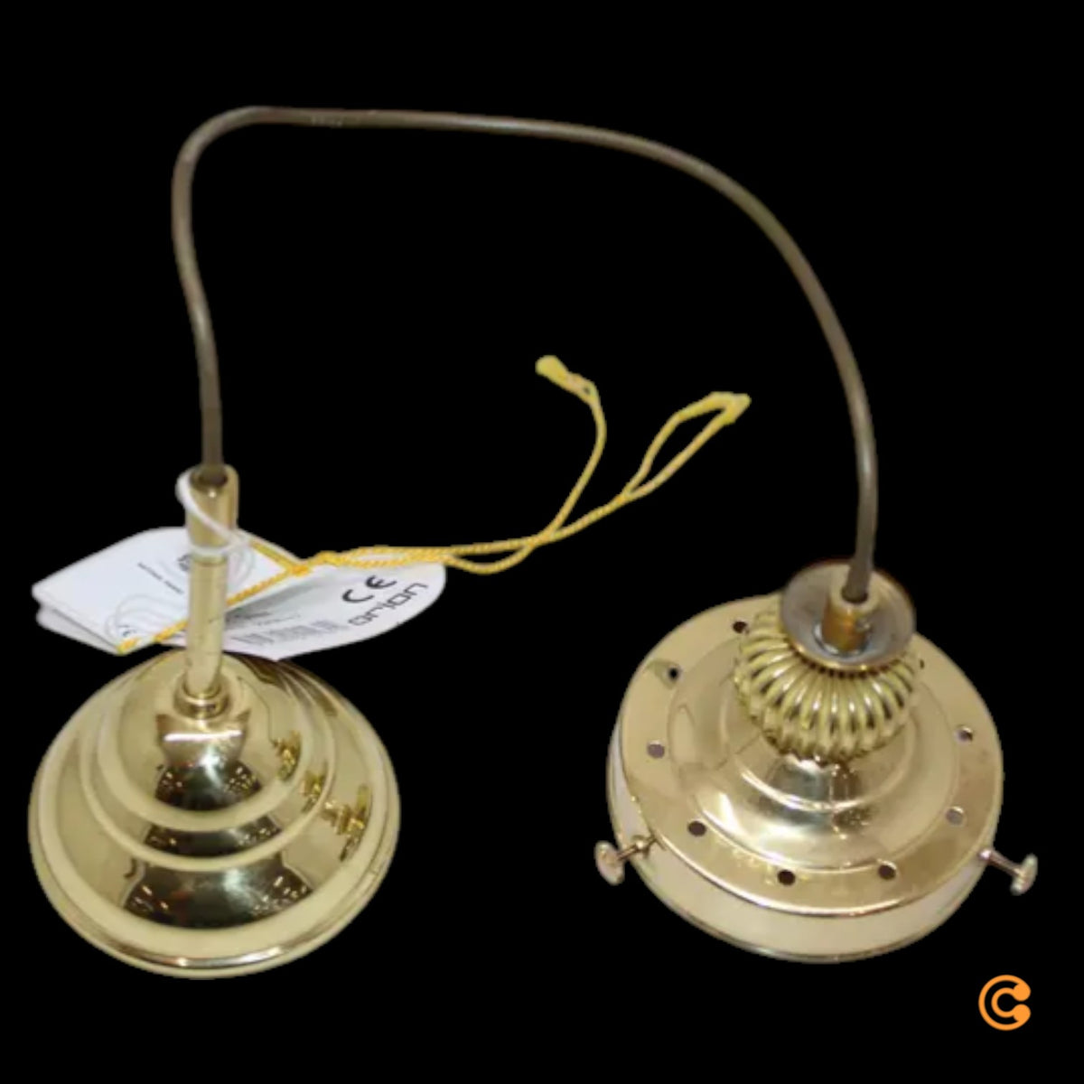 Hängeleuchte Delia messing 1-flammig Hängelampe Lampe Leuchte SIEHE TEXT/FOTO - 9003090029600