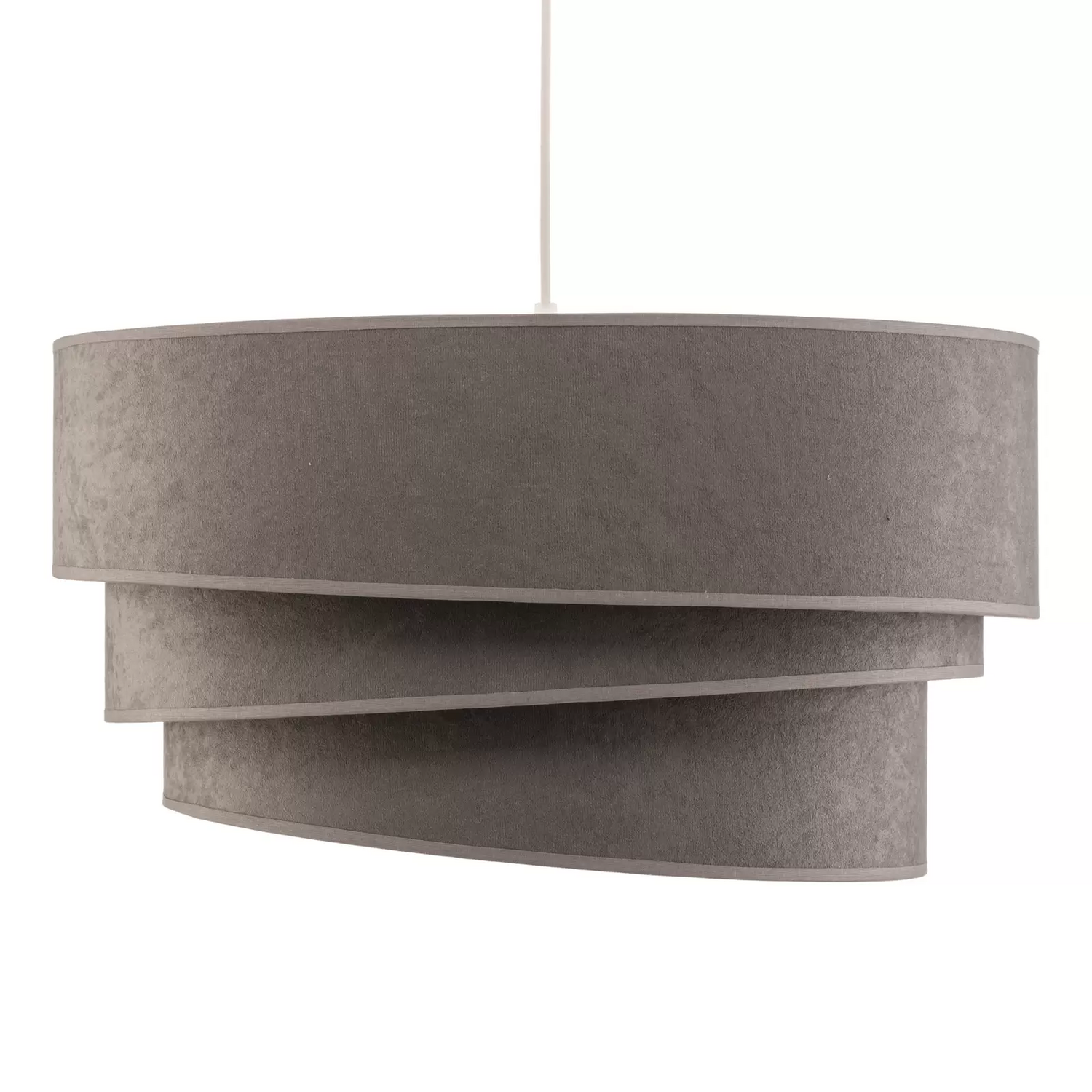 B-Ware Hängeleuchte Devon Grau/Weiß ø45cm E27 Hängelampe Lampe Leuchte Pendelleuchte - 5903689180207