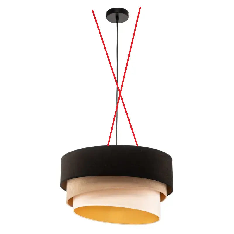 B-Ware Hängeleuchte Devon Hängelampe Pendellampe Deckenlampe ø45cm Siehe Text/Foto - 5903689180184