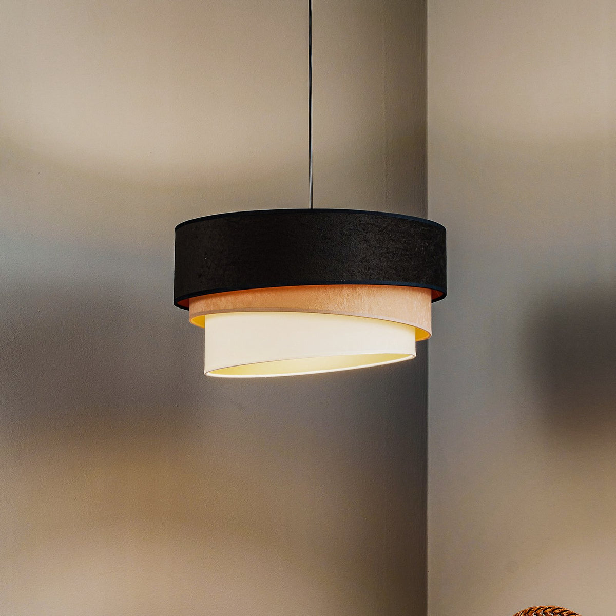 Hängeleuchte Devon Hängelampe Pendellampe Pendelleuchte Deckenlampe Ø45cm Lampe - 5903689180184
