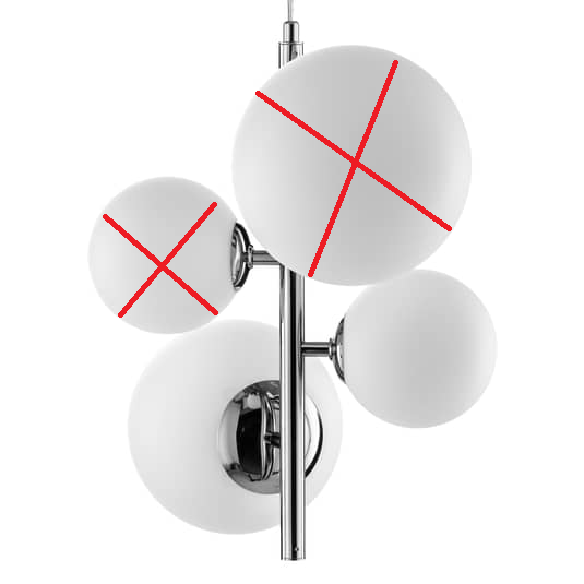 Euluna Hängeleuchte Dione Hängeleuchte Leuchte Lampe E27 Ip20 Siehe Text/Foto B-Ware - 5904798654290