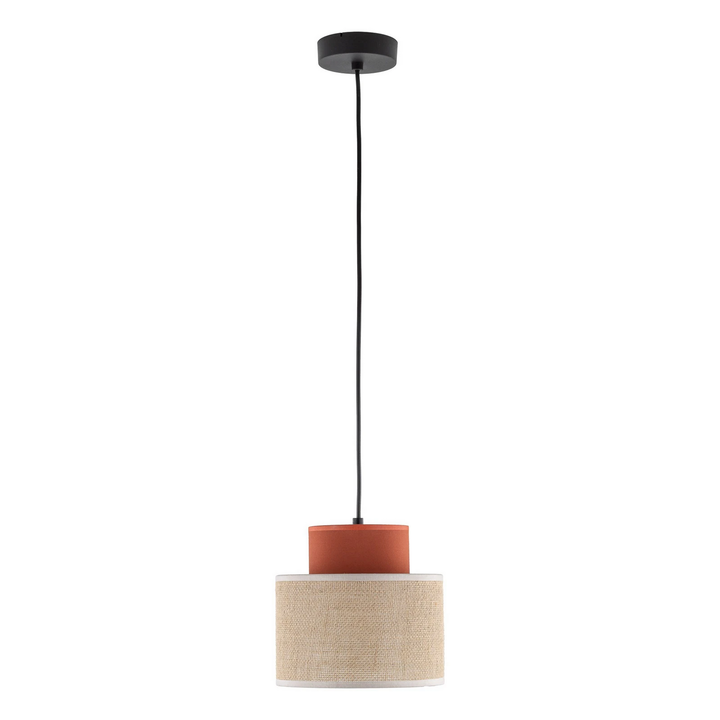 Hängeleuchte Duo ø 38 Cm Rostbraun Naturbraun Jute Deckenlampe Lampe Leuchte B-Ware - 10026657