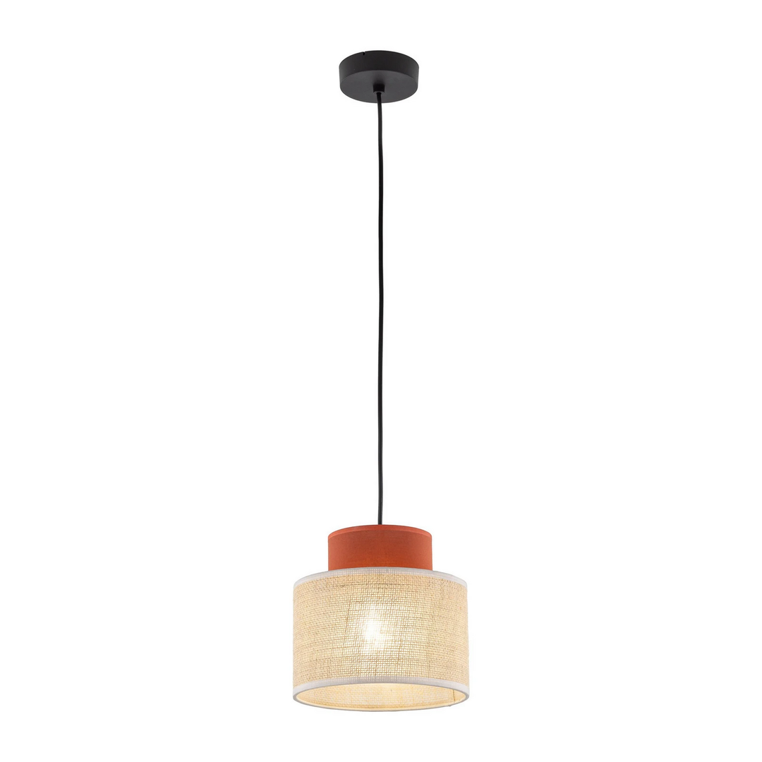 Hängeleuchte Duo ø 38 Cm Rostbraun Naturbraun Jute Deckenlampe Lampe Leuchte B-Ware - 10026657