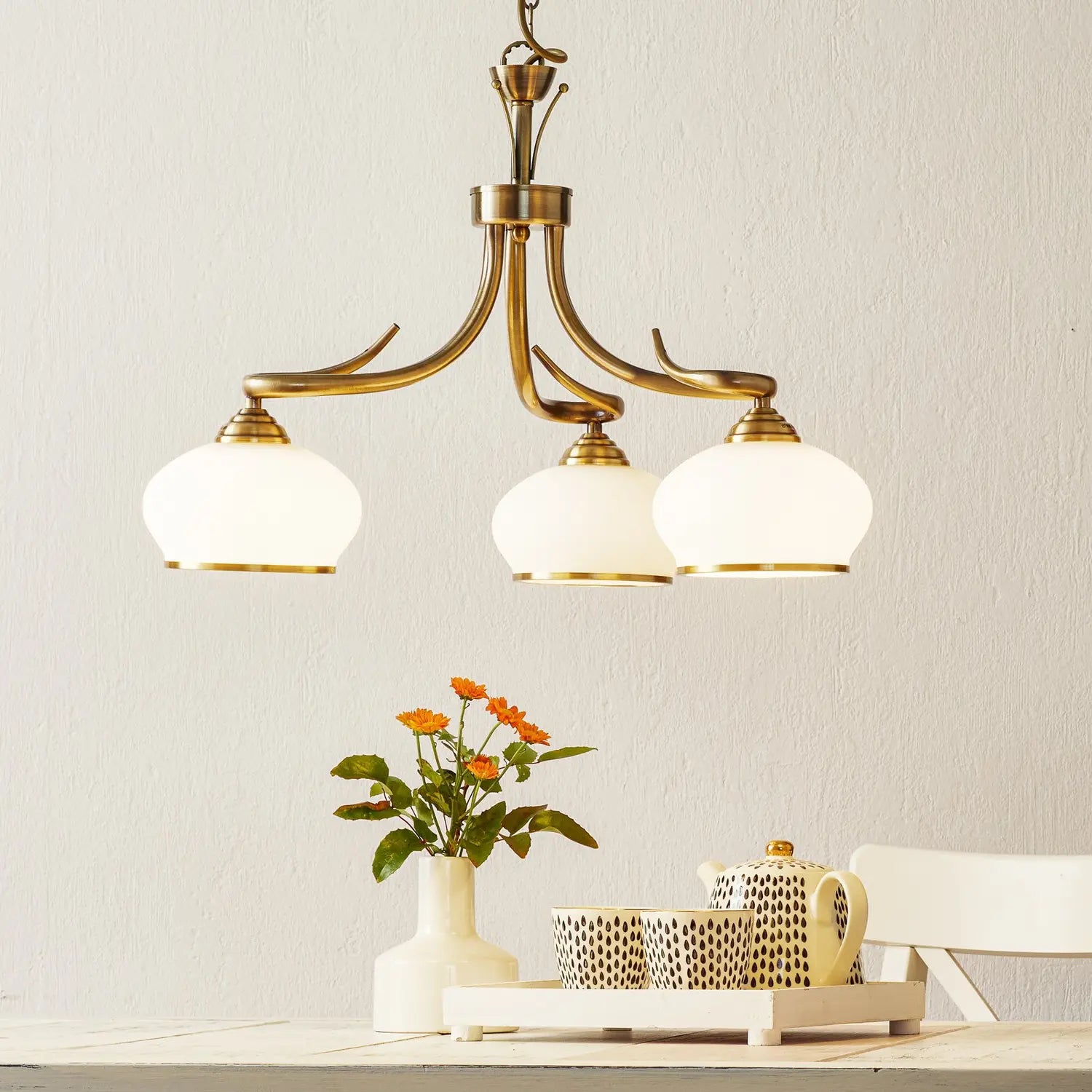 B-Ware Orion Hängeleuchte Elvira Deckenlampe Pendelleuchte Deko Deckenlampe E27 3 600 - 9003090230495