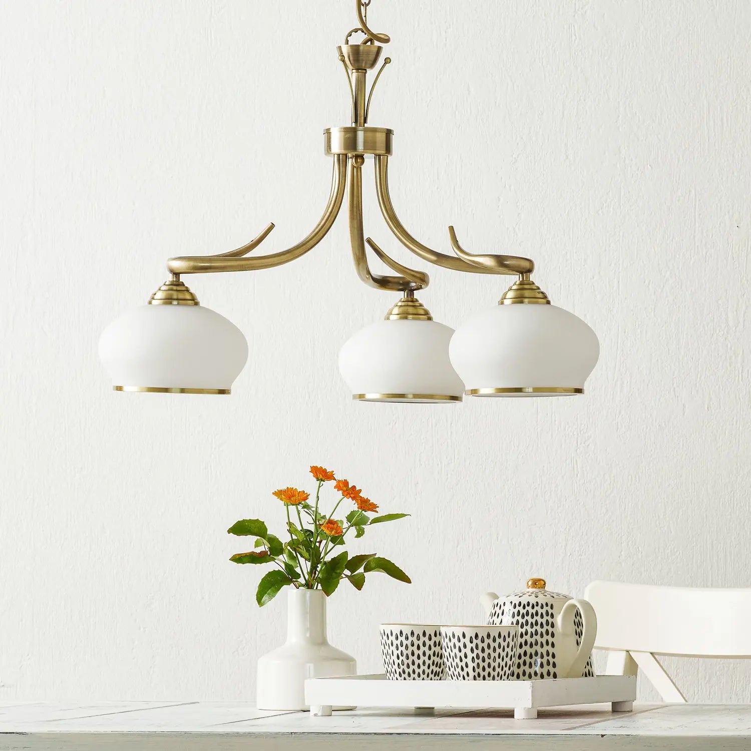 B-Ware Orion Hängeleuchte Elvira Deckenlampe Pendelleuchte Deko Deckenlampe E27 3 544 - 9003090230495