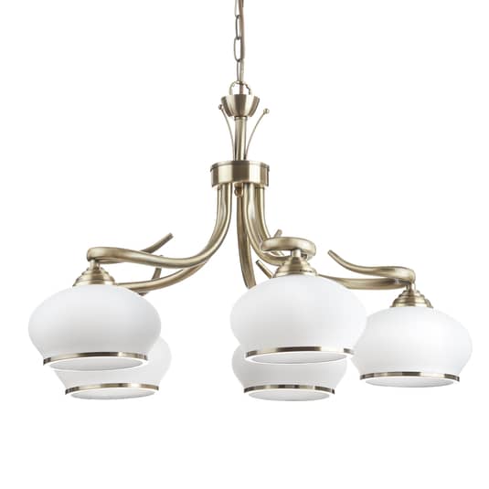 Orion Hängeleuchte Elvira Deckenlampe Deko-Deckenlampe Pendelleuchte E27 5-flg - 9003090230501