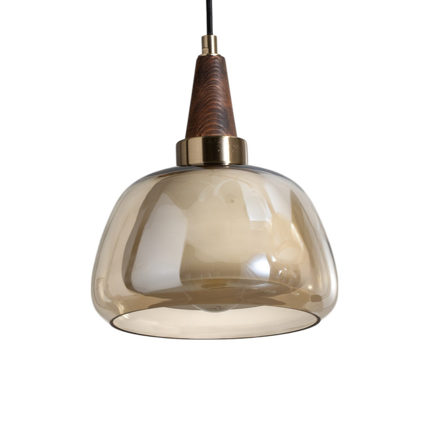 B-Ware Ermo Hängeleuchte Pendelleuchte Glas Messing ø47cm 3 Flg Deckenlampe Siehe Text - 8698525682461