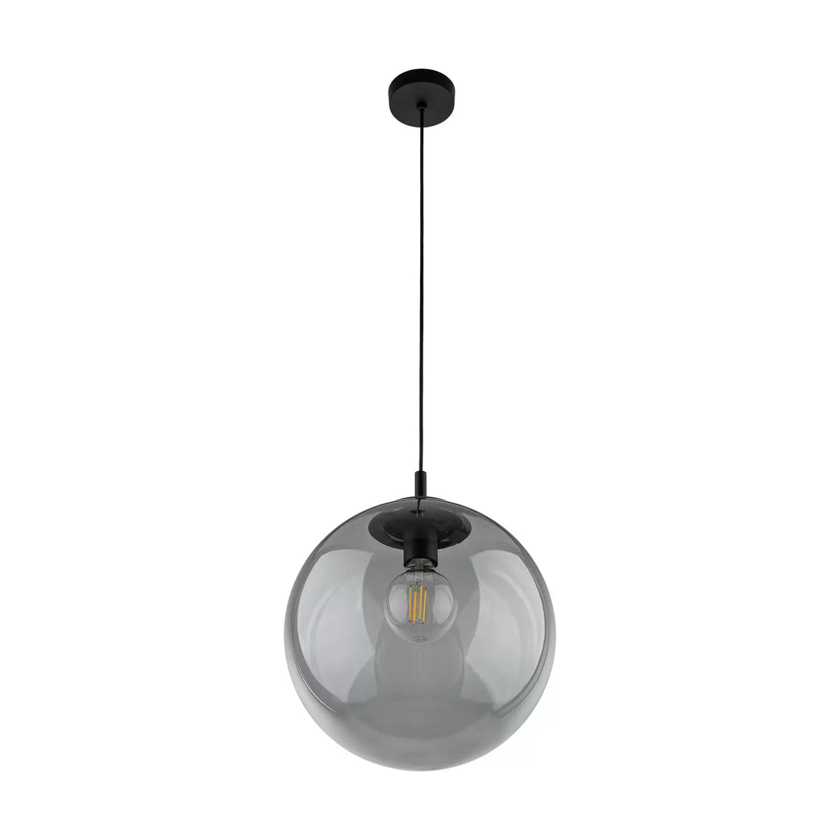 Hängeleuchte Esme Glas grafit-transparent, 1-flg. Ø 35 cm SIEHE TEXT/FOTO628 - 5901780553807