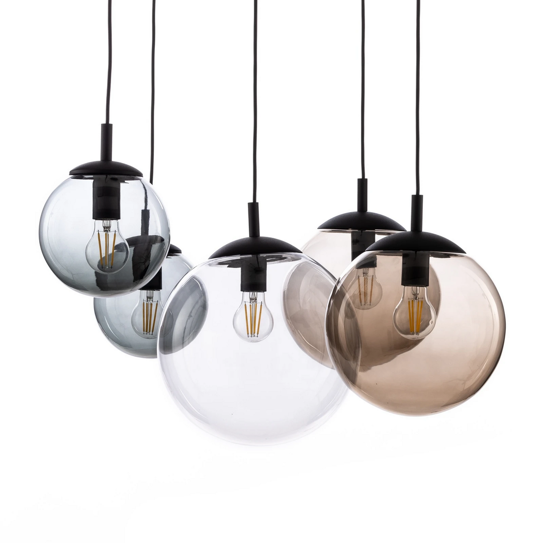 Hängeleuchte Esme Glas Multicolor Fünfflammig Dezentral Deckenlampe Lampe Spot B-Ware - 5901780547967